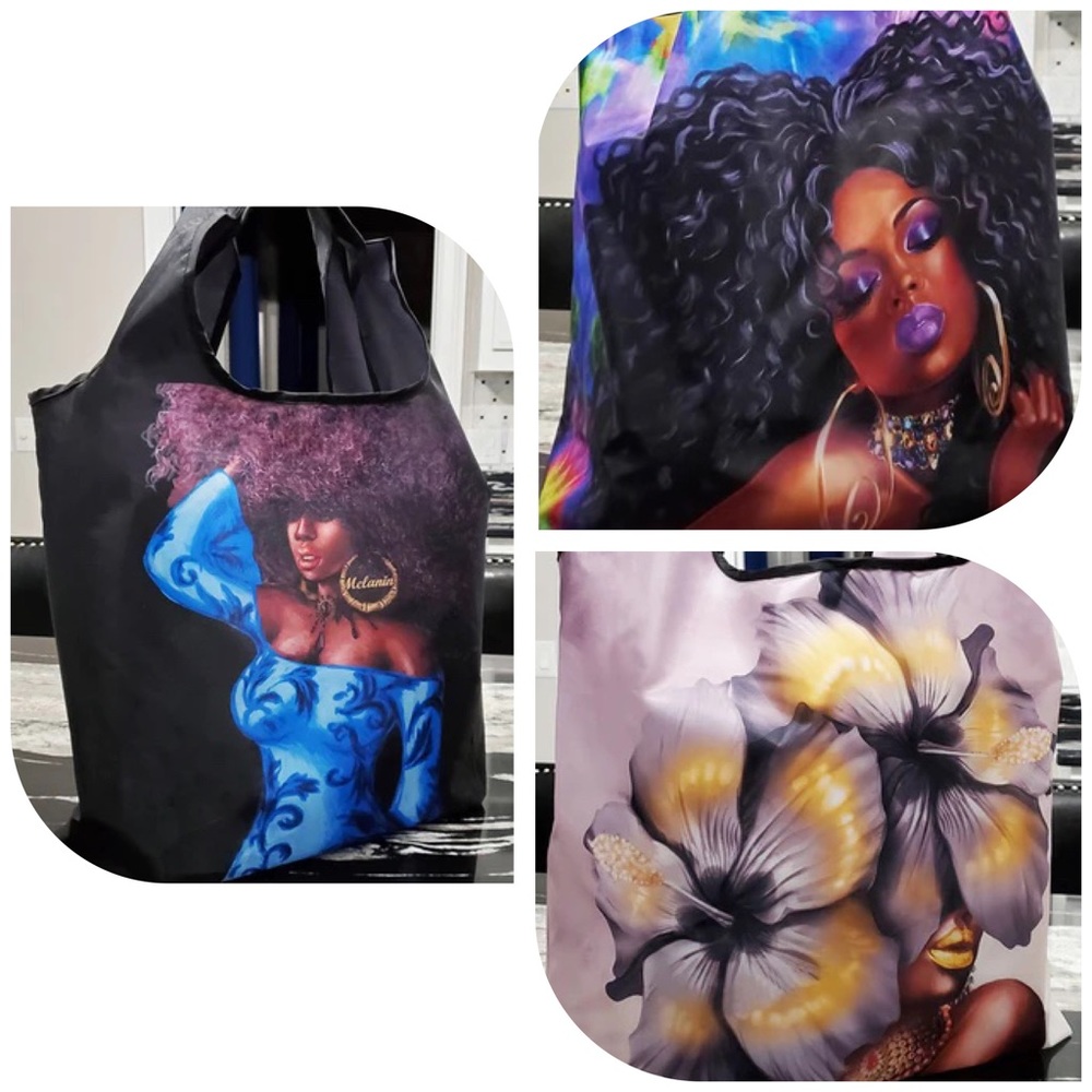 Set of 3 Reusable shopping bags